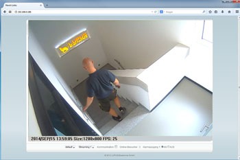 LUPUSNET HD - IP Kamera Livebild
