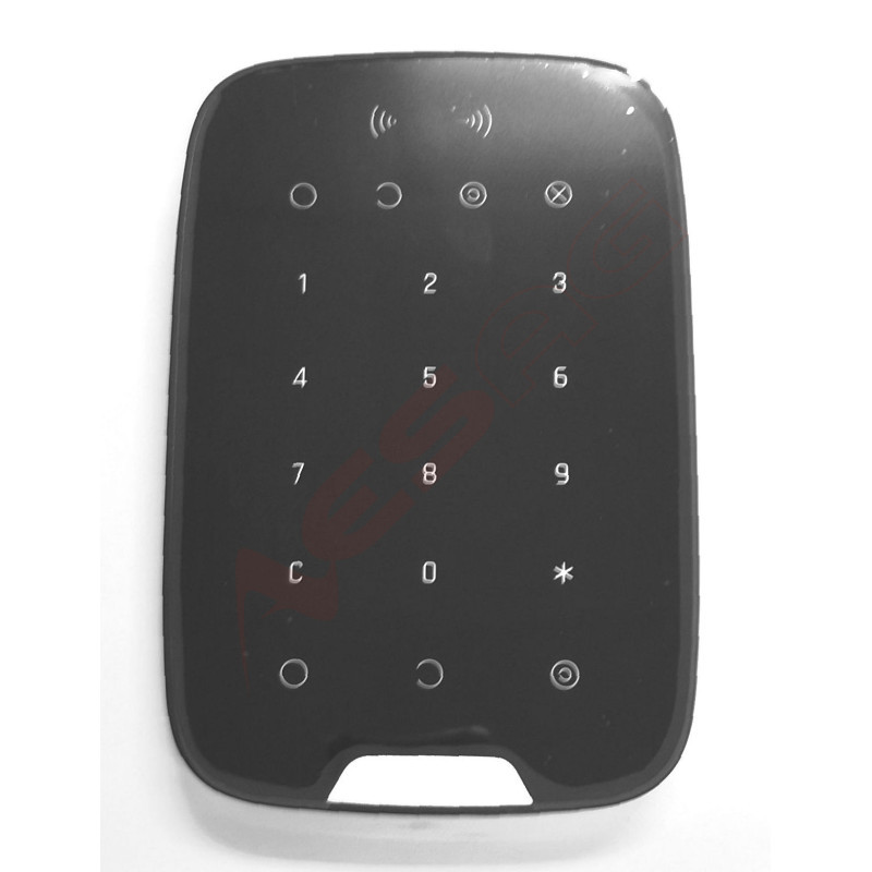 AJAX | Wireless control unit "Keypad PLUS", RFID, Bluetooth, black