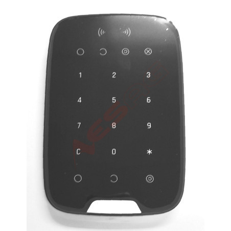 AJAX | Wireless control unit "Keypad PLUS", RFID, Bluetooth, black