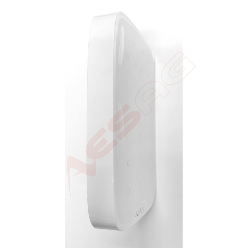 AJAX | Wireless control unit "Keypad PLUS", RFID, Bluetooth, white