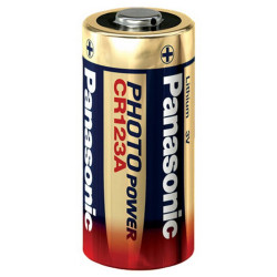 PANASONIC - Ersatzbatterie 3V Lithium Fotozelle CR123A