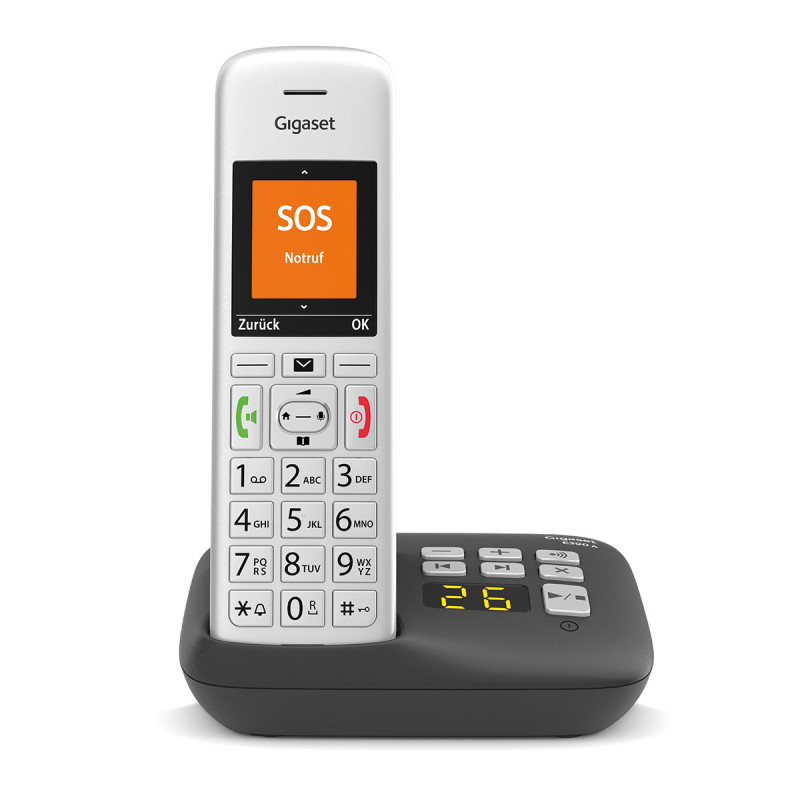 Gigaset E390 A silver/black - 188414 - 2