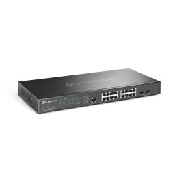 TP-Link Switch smart managed Layer2 18 Port &bull 8x 2.5 GbE POE &bull 8x 2.5 GbE &bull PoE Budget 150W &bull 2x SFP &bull 19" &