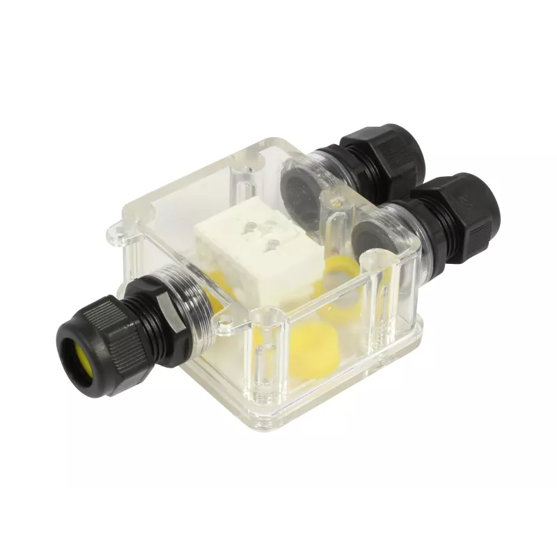 Synergy 21 - Waterproof connector box 3 ports transparent - 148729 - 2