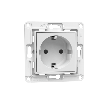 Shelly · Flush-mounted accessories · "Wall Socket EU" · Wall socket · White - 213332 - 1