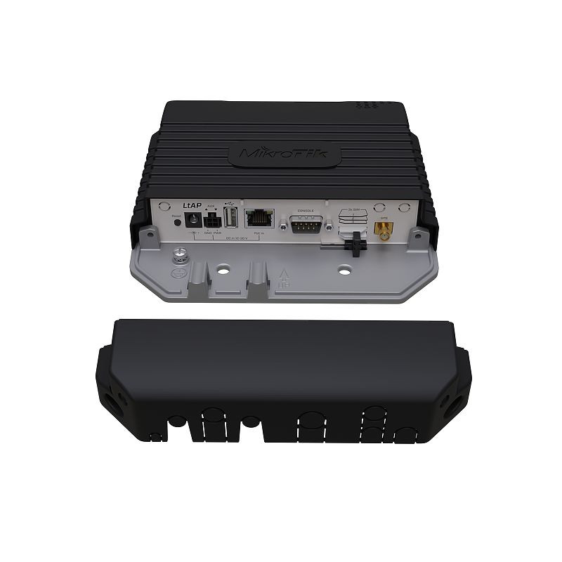MikroTik Access Point RBLtAP-2HnD, LtAP LTE Kit, 2.4GHz, 1x Gigabit, LTE, outdoor - 174731 - 2