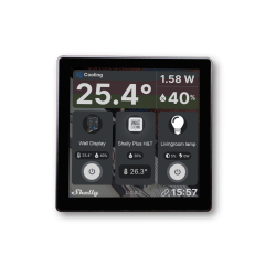 Shelly · flush-mounted · "Wall Display" · Android · WLAN · black - 217051 - 1