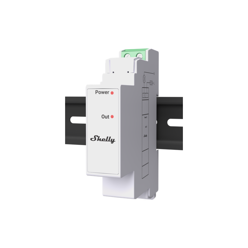 Shelly · Hutschiene Zubehör · "Pro 3EM Switch Add-on" · Relais · max. 2A · nur für Pro 3EM 120A - 217684 - 1