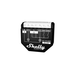 Shelly · Flush-mounted · "Wave 2PM" · Relay · max. 16A · 2 channels · Measuring function · Z-Wave - 217918 - 1