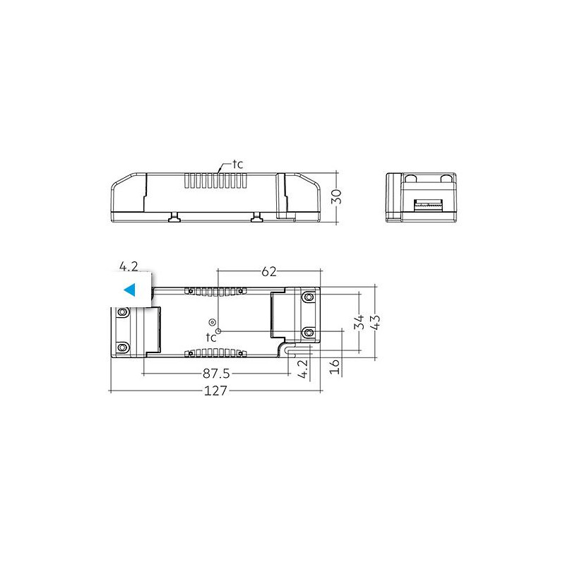 Synergy 21 LED light panel 620*620 zub Standardnetzteil 33W Tridonic Type SR für V3 - 161447 - 2
