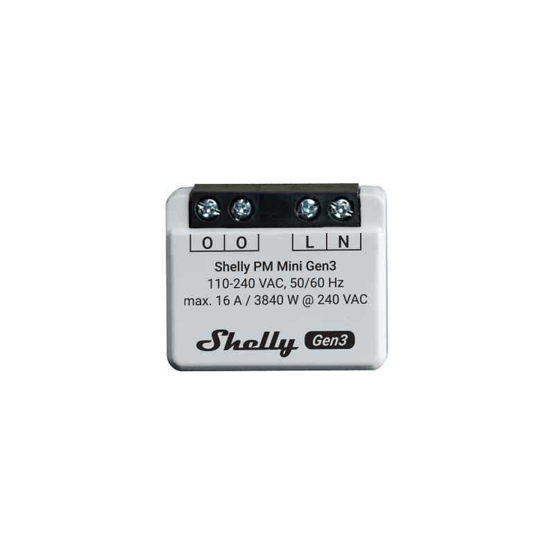 Shelly · Flush-mounted · "Plus PM Mini Gen. 3" · WLAN · BT - 222761 - 1