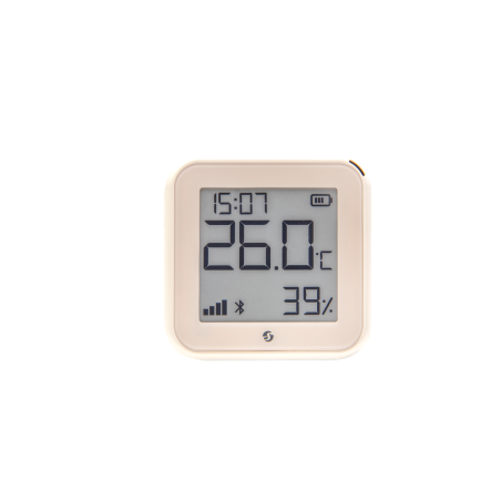 Shelly · Plug & Play · "H&T Gen. 3 Ivory" · Temperatur- & Feuchtigkeitssensor · WLAN · BT · USB C / Batterie (n.e.) - 222764 