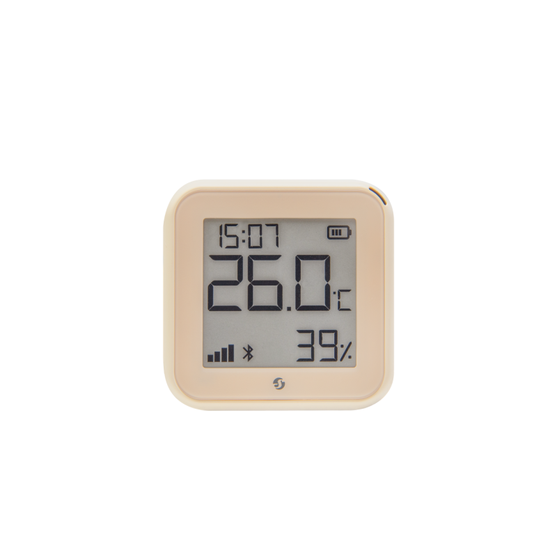 Shelly · Plug & Play · "H&T Gen. 3 Mocha" · Temperatur- & Feuchtigkeitssensor · WLAN · BT · USB C / Batterie (n.e.) - 222765 