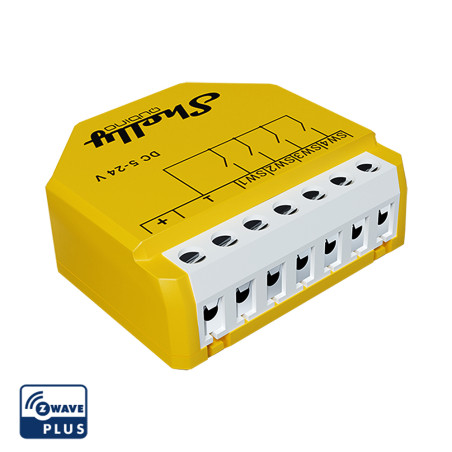 Shelly · Flush-mounted · "Wave i4 DC" · Scene activator · 12 actions · Z-Wave - 224175 - 1