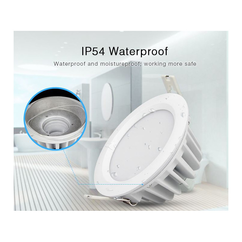 Synergy 21 LED Panel Round 6W RGB-WW with radio and WLAN IP54 *Milight/Miboxer* - 153392 - 2