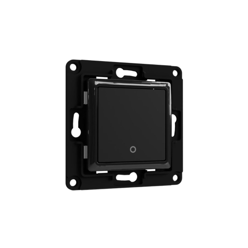 Shelly · Flush-mounted accessories · "Wall Switch 1" · Wall switch · 1-way · Black - 206436 - 4