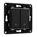 Shelly · Unterputz Zubehör · "Wall Switch 2" · Wandtaster · 2-fach · Schwarz - 206438 - 4