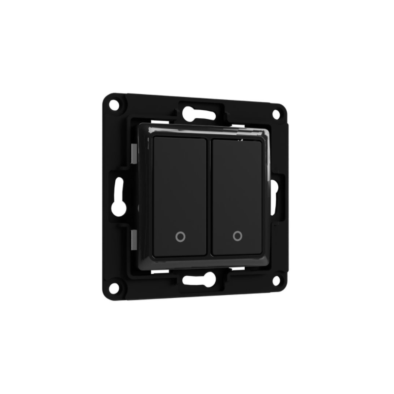 Shelly · Unterputz Zubehör · "Wall Switch 2" · Wandtaster · 2-fach · Schwarz - 206438 - 4