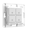 Shelly · Flush-mounted accessories · "Wall Switch 4" · Wall switch · 4-way · White - 206439 - 3