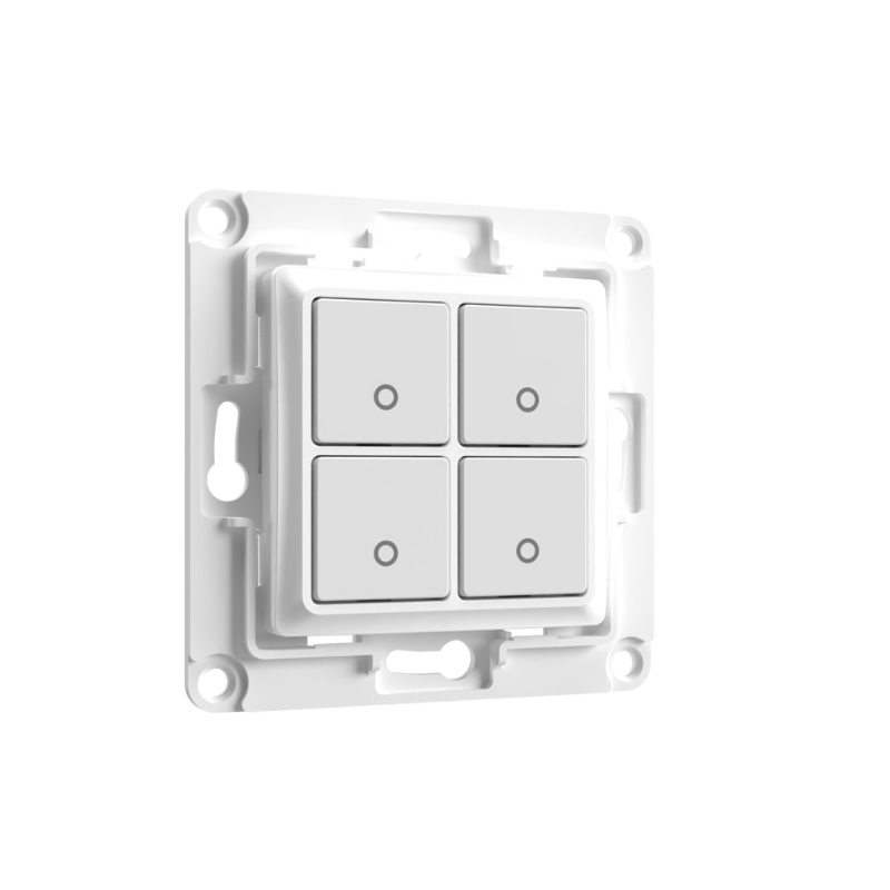 Shelly · Flush-mounted accessories · "Wall Switch 4" · Wall switch · 4-way · White - 206439 - 3