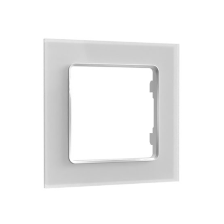 Shelly · Unterputz Zubehör · "Wall Frame 1" · Wandtaster Rahmen · 1-fach · Weiß - 206478 - 1