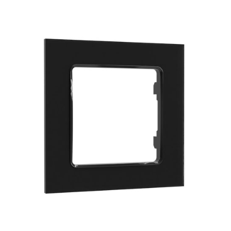Shelly · Unterputz Zubehör · "Wall Frame 1" · Wandtaster Rahmen · 1-fach · Schwarz - 206479 - 1