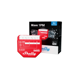 Shelly · Unterputz · "Wave 1PM" · Relais · max. 16A · 1 Kanal · Messfunktion · Z-Wave - 217912 - 1