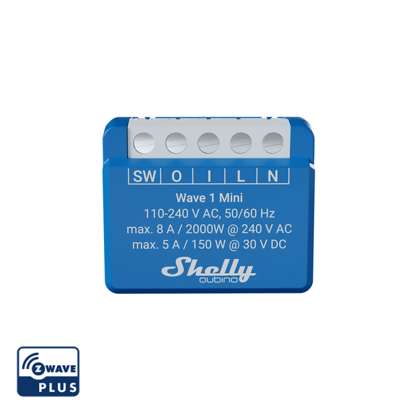 Shelly · Unterputz · "Wave 1 Mini" · Relais · max. A · 1 Kanal · Z-Wave - 227560 - 1