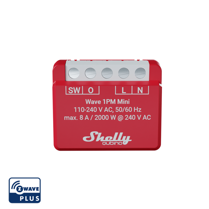 Shelly · Unterputz · "Wave 1PM Mini" · Relais · max. A · 1 Kanal · Z-Wave - 227561 - 1