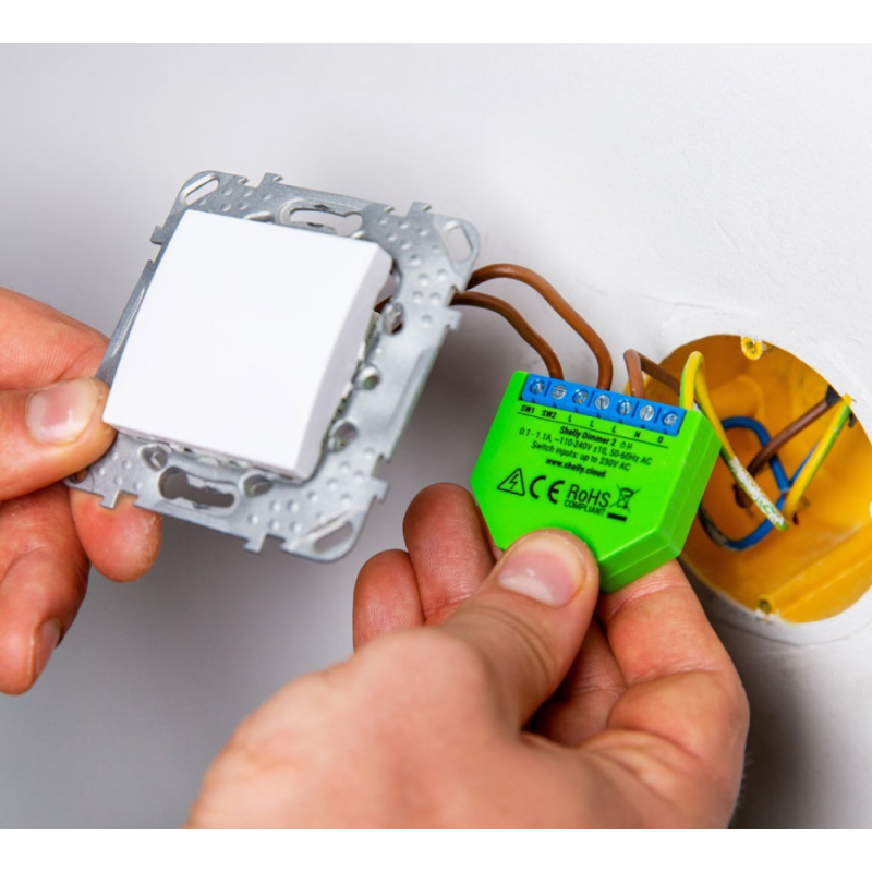 Shelly · Unterputz · "Dimmer 2" · Relais · LED Lichtcontroller · Messfunktion - 187930 - 4