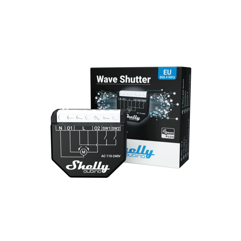 Shelly · Unterputz · "Wave Shutter" · Relais · Dual Roller Shutter · Z-Wave - 217919 - 5