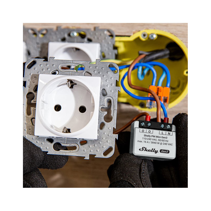 Shelly · Flush-mounted · "Plus PM Mini Gen. 3" · WLAN · BT - 222761 - 5