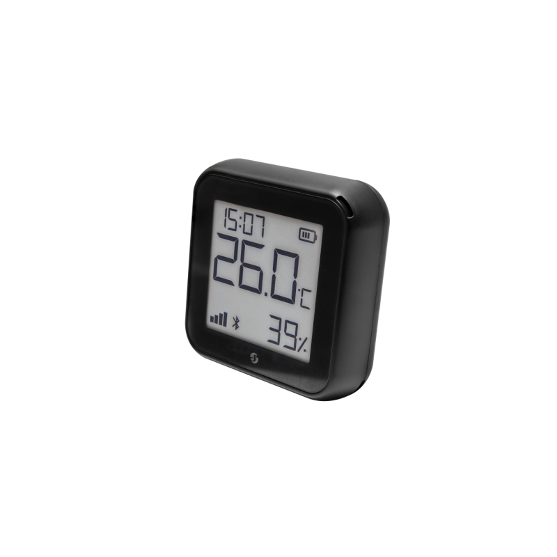 Shelly · Plug & Play · "H&T Gen. 3 Matte Black" · Temperatur- & Feuchtigkeitssensor · WLAN · BT · USB C / Batterie (n.e.) - 2