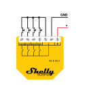 Shelly · Flush-mounted · "Wave i4 DC" · Scene activator · 12 actions · Z-Wave - 224175 - 5