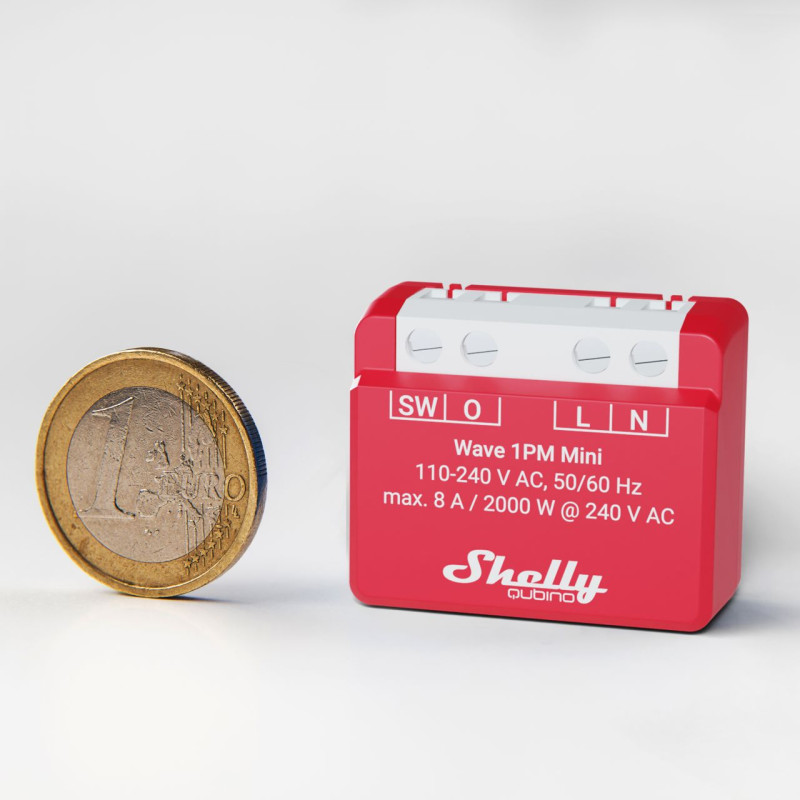 Shelly · Unterputz · "Wave 1PM Mini" · Relais · max. A · 1 Kanal · Z-Wave - 227561 - 2