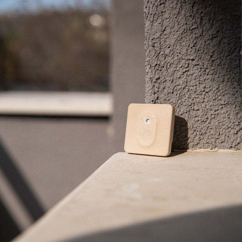 Shelly · Plug & Play · "Blu H&T Mocha" · Temperature & Humidity Sensor · Bluetooth · Battery · Dark Beige - 227566 - 6