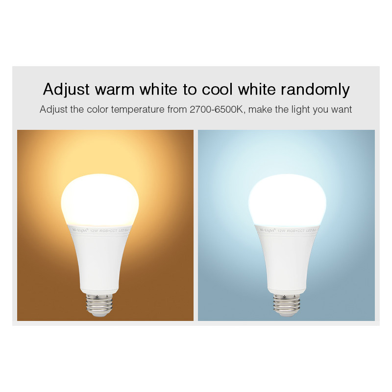 Synergy 21 LED Retrofit E27 12W RGB-WW lamp with radio and WLAN *Milight/Miboxer* - 148493 - 2