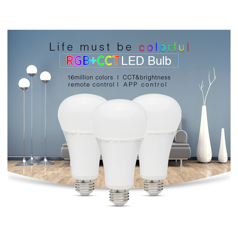 Synergy 21 LED Retrofit E27 12W RGB-WW lamp with radio and WLAN *Milight/Miboxer* - 148493 - 3