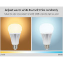 Synergy 21 LED Retrofit E27 9W RGB-WW (RGB-CCT) Lampe mit Funk und WLAN *Milight/Miboxer* - 149923 - 4