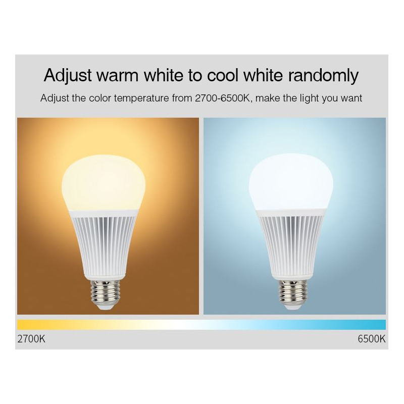 Synergy 21 LED Retrofit E27 9W RGB-WW (RGB-CCT) Lampe mit Funk und WLAN *Milight/Miboxer* - 149923 - 4