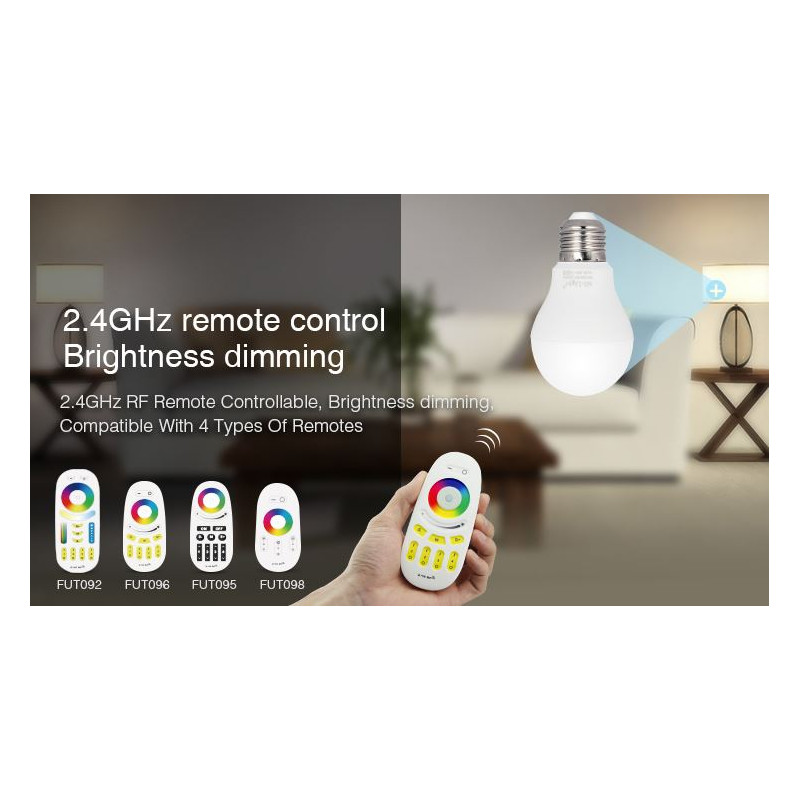 Synergy 21 LED Retrofit E27 6W RGB-WW Lampe mit Funk und WLAN *Milight/Miboxer* - 149924 - 6