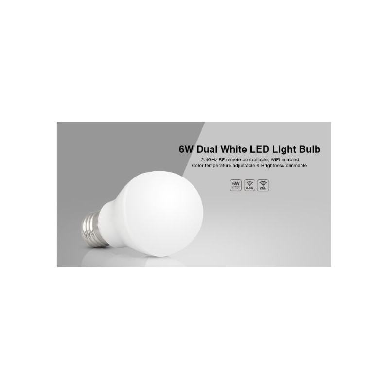 Synergy 21 LED Retrofit E27 6W dual white (CCT) Lampe mit Funk Milight/Miboxer* - 158717 - 2