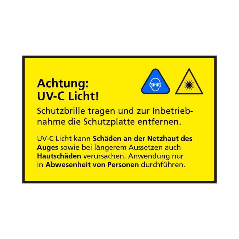 Synergy 21 LED UV-C Akku Desinfektionsleuchte Baustrahler 10W gelb - 184327 - 4