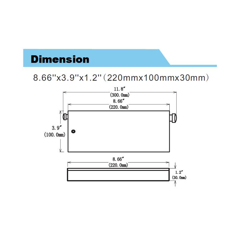 Synergy 21 LED light panel 620*620 zub Standardnetzteil zub Notstromversorgung 8W - 174018 - 3