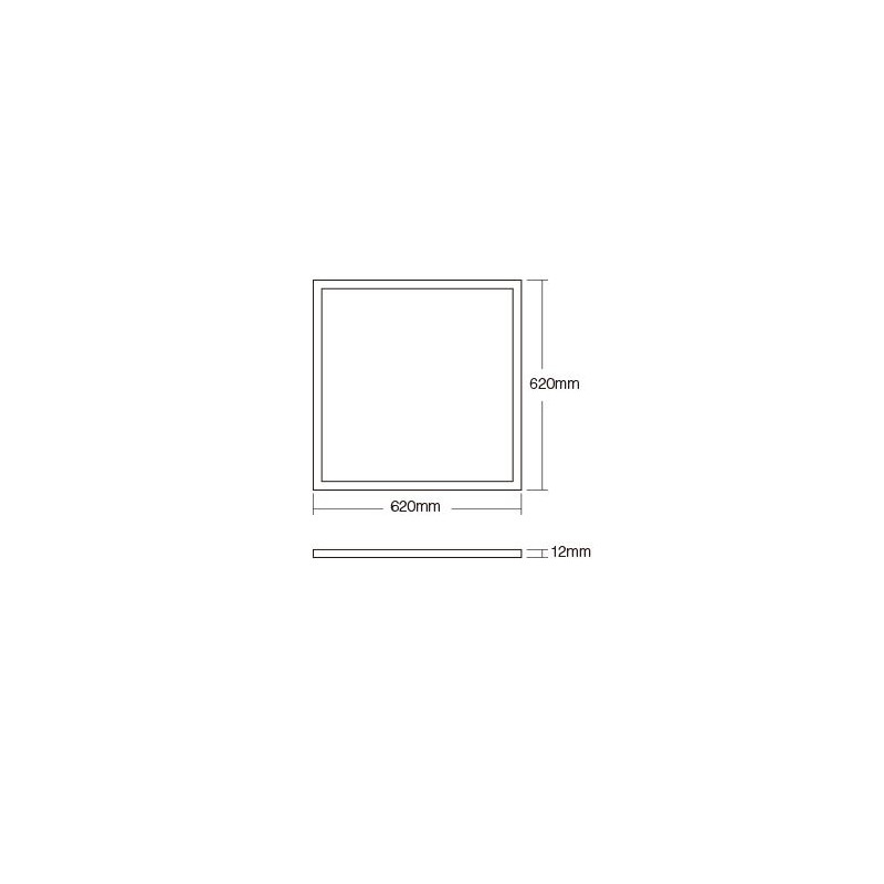Synergy 21 LED light panel 620*620 RGB-WW (RGB-CCT) Milight/Miboxer - 178528 - 3