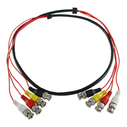 Mehrfach vorbereitetes Kabel - BNC-Stecker auf...
