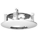 Deckeneinbauhalterung - Für Dome-Kameras - Hergestellt aus Aluminium - Weiße Farbe - Kompatibel mit Hiwatch Hikvision - Kabelsti