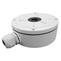 Anschlussbox - Für Dome- oder Bullet-Kameras - Geeignet für den Außenbereich - Decken- oder Wandinstallation - Kabelstift - Weiß