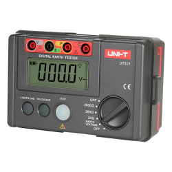 Earth resistance meter - LCD display up to 2000 counts -...