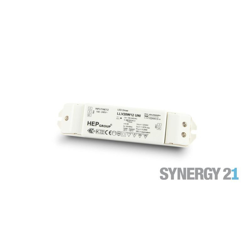 HEP Netzteil - 12V 20W - HEP 101012 Synergy 21 LED 1 - Artmar Electronic & Security AG